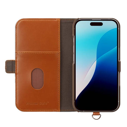 PGA iPhone 16 Pro Flip Cover Blue PG-24BFP01BL