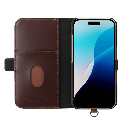 PGA iPhone 16 Pro Flip Cover Black PG-24BFP02BK