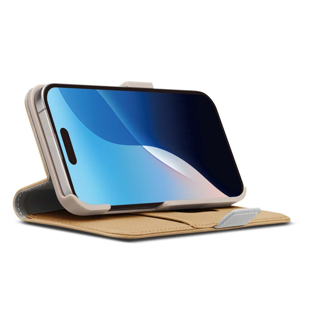 PGA Flip Cover for iPhone 16 Pro Saffiano Beige 75g