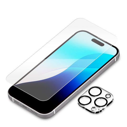 PGA iPhone 16 Pro Liquid Crystal Protection Glass Camera Protector Set/High Transparency PG-24BGLPST 13g