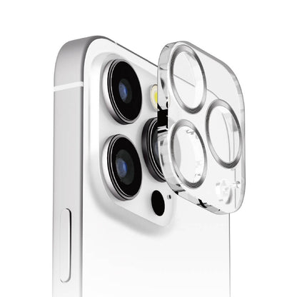 PGA iPhone 16 Pro/16 Pro Max Camera Full Protector Clear Silver 3g