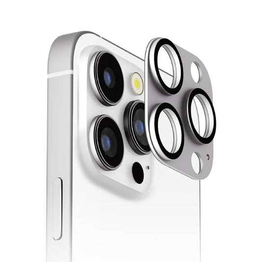 PGA Full Camera Protector for iPhone 16 Pro/16 Pro Max - Aluminum Silver 3g