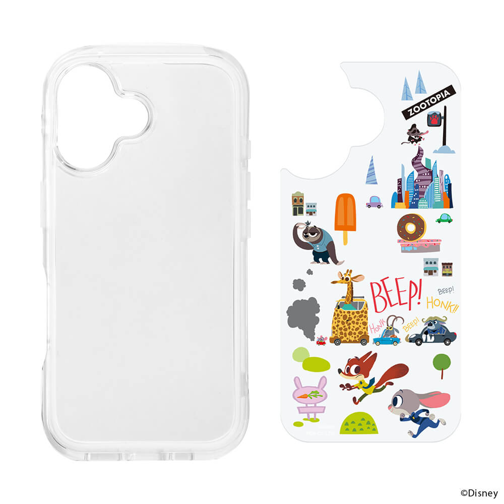 PGA Air Cushion Case for iPhone 16 Zootopia PG-D24APT01ZTP