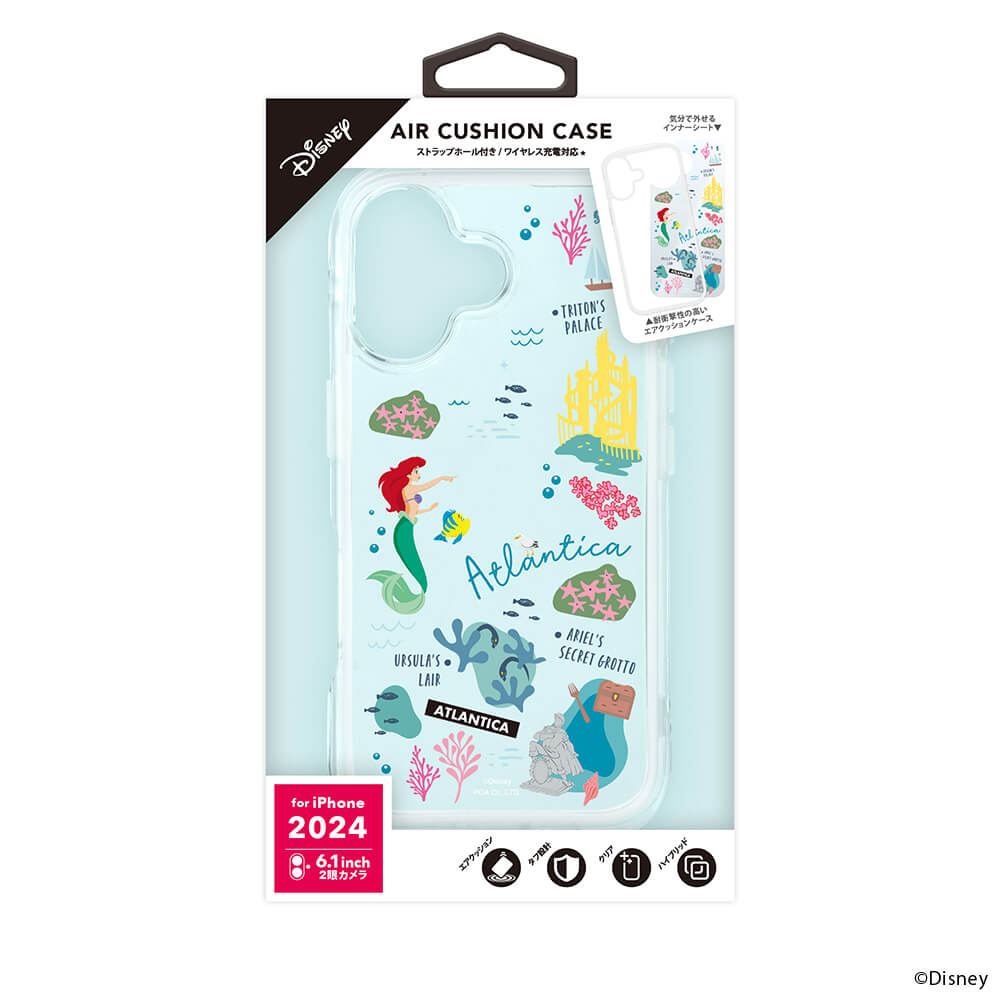 PGA Air Cushion Case for iPhone 16 - Ariel PG-D24APT02ARL
