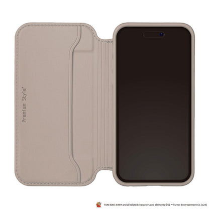 PGA Glass Flip Case for iPhone 16 - Tom and Jerry PG-W24AGF01TAJ