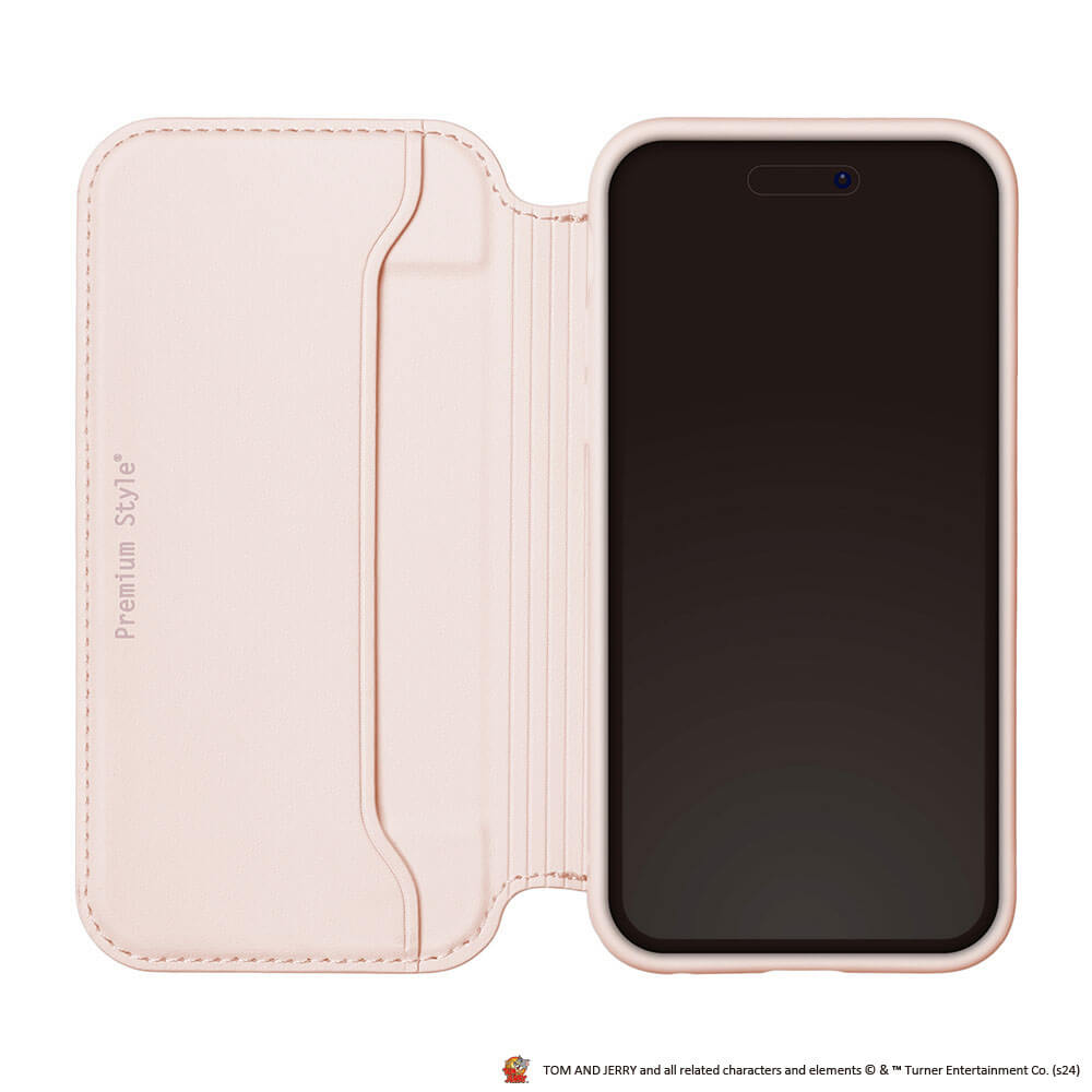 PGA Glass Flip Case for iPhone 16 - Tom and Jerry PG-W24AGF02TAJ