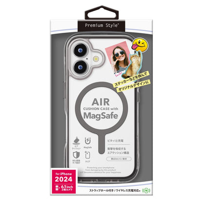 PGA iPhone 16 Air Cushion Case Graphite PG-24AMGPTA01BK 41g