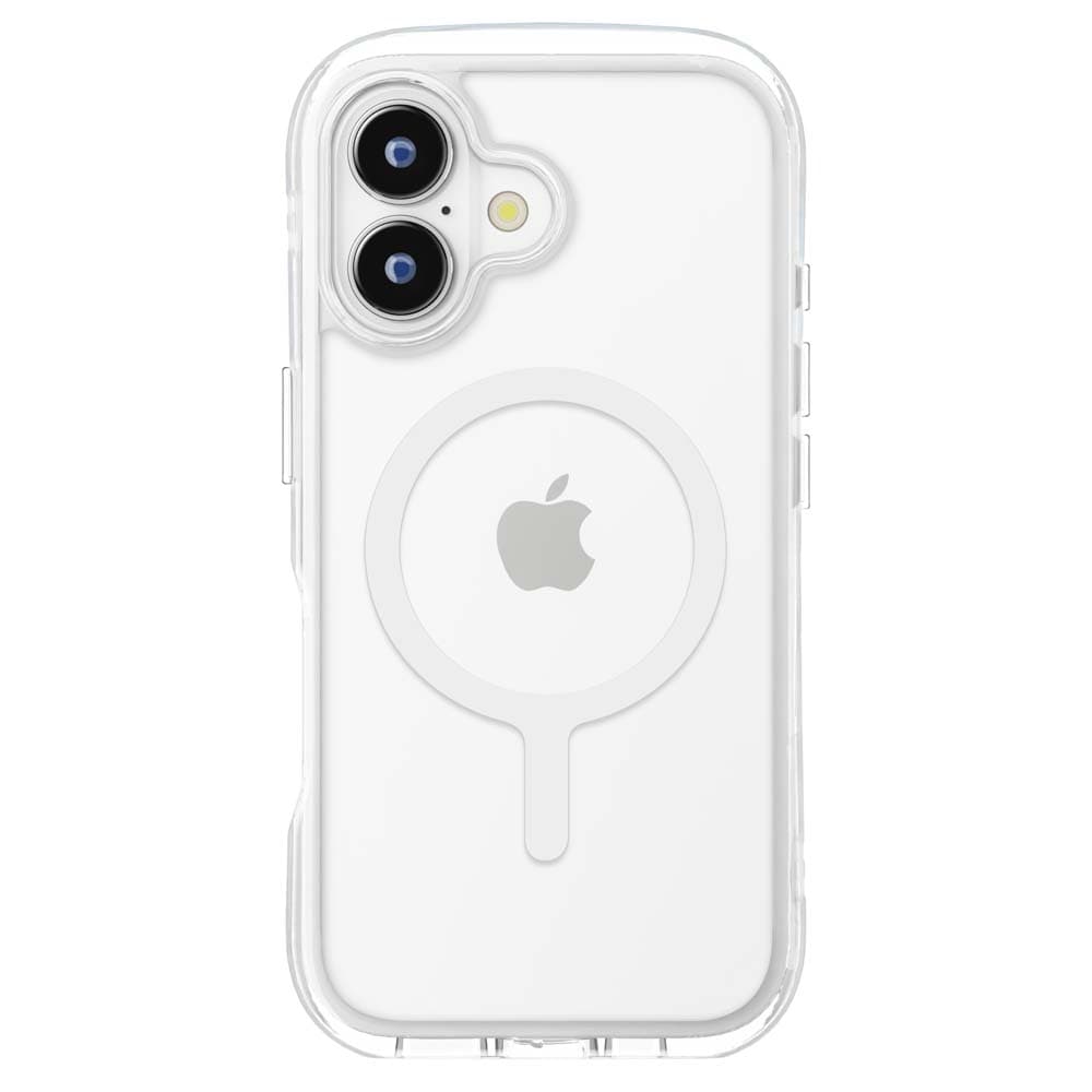 PGA iPhone 16 MagSafe Compatible Air Cushion Case Snow PG-24AMGPTA05CL 41g