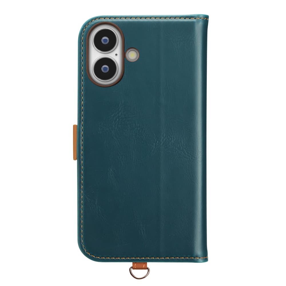 PGA iPhone 17用 フリップカバー ブルー PG-25AFP01BL 80g