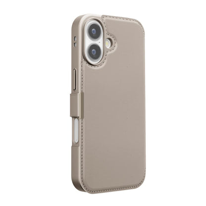 PGA iPhone 17 Back Flip Case Beige PG-25ABF02BE 65g