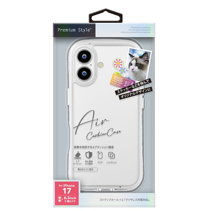 PGA iPhone 17 Air Cushion Case Snow PG-25AAR04CL 40g