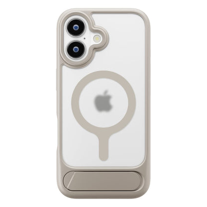 PGA iPhone 17 MagSafe Compatible Hybrid Case with Stand Beige PG-25AMH06BE 45g