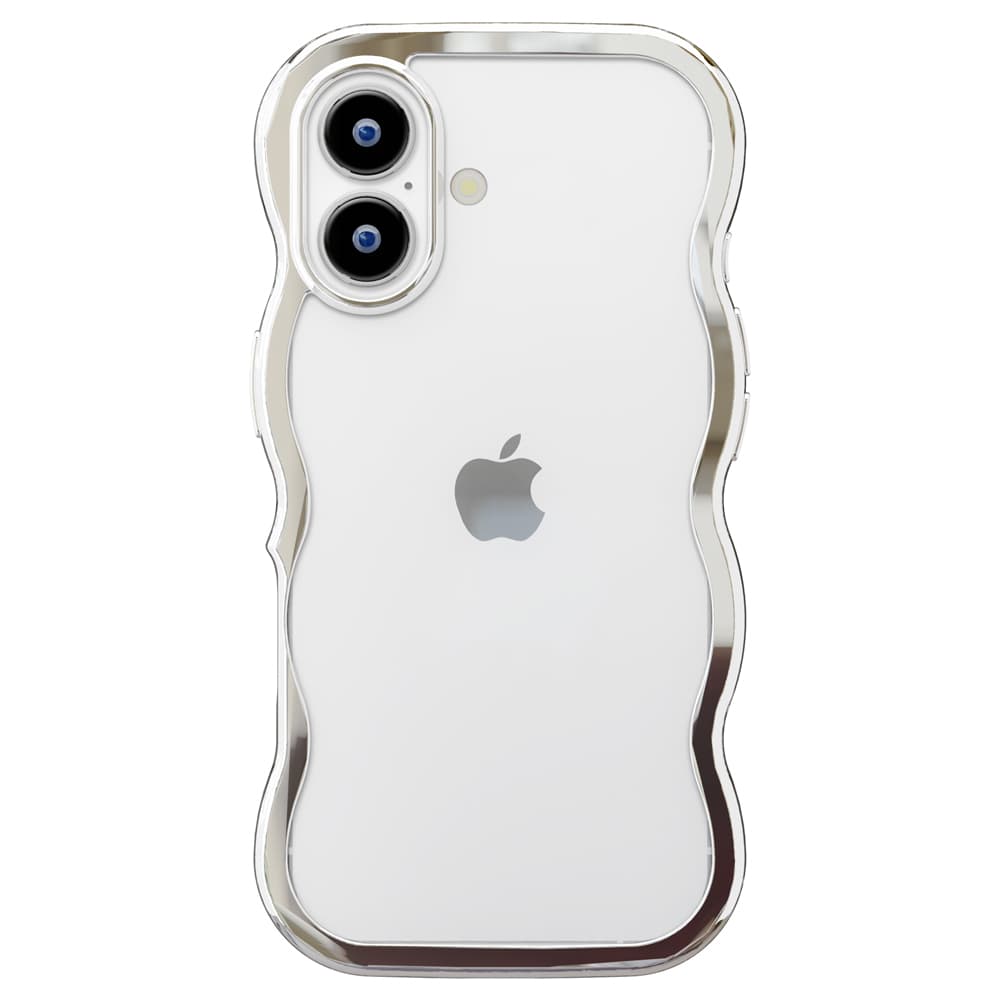 PGA iPhone 17 Wave Case Metal Silver PG-25AWH03SV 35g