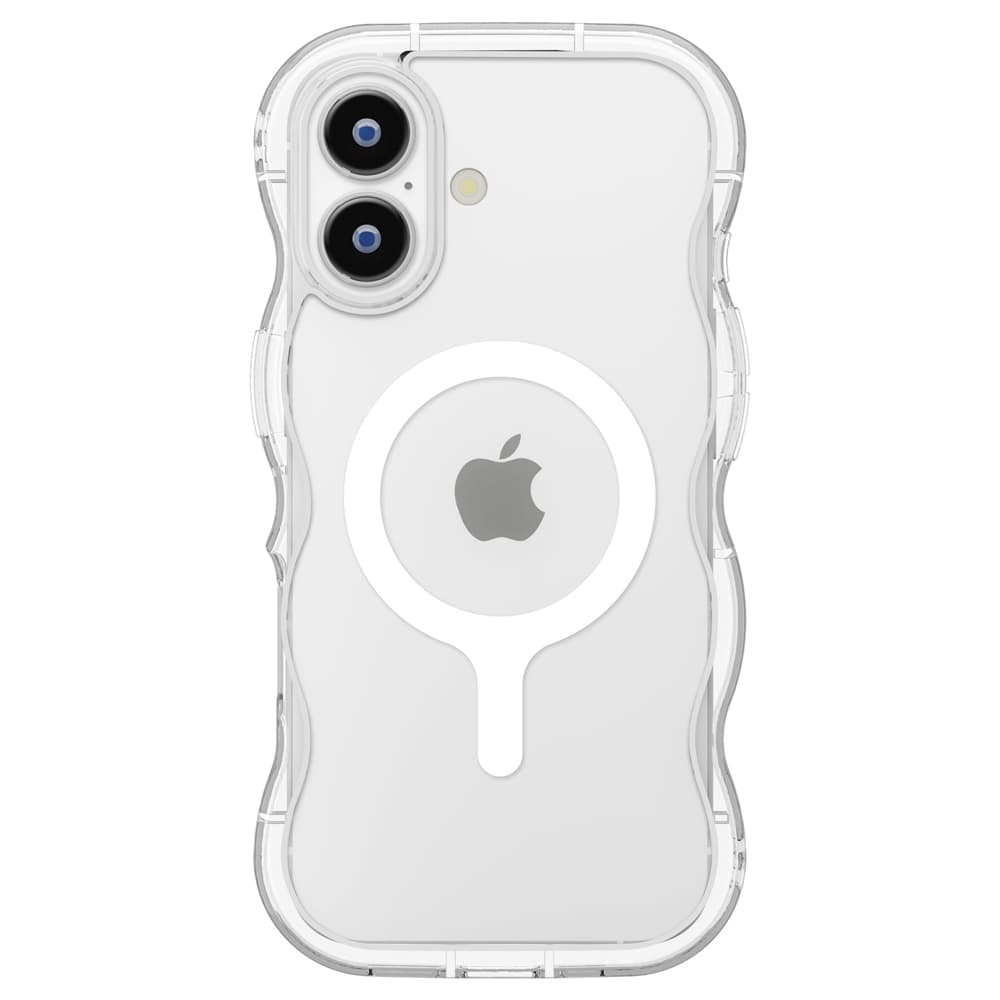 PGA iPhone 17用 MagSafe対応 ウェーブケース クリア PG-25AMW01CL 35g