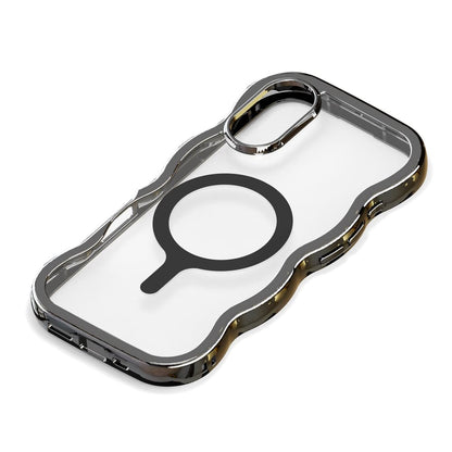 PGA MagSafe Compatible Wave Case for iPhone 17 - Metal Black PG-25AMW02BK 35g