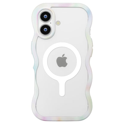 PGA MagSafe Compatible Wave Case for iPhone 17 - Aurora White PG-25AMW04WH 35g