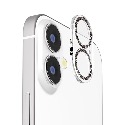 PGA Camera Full Protector for iPhone 17/16/16 Plus - Glitter Black