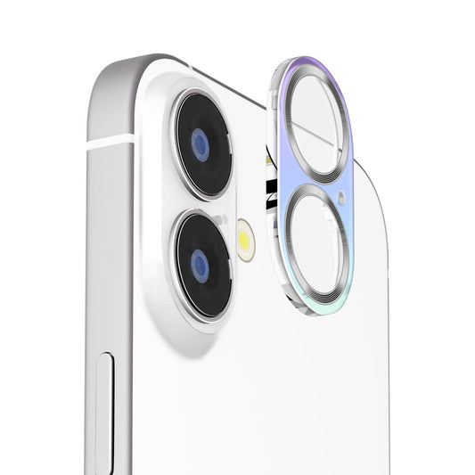 PGA Full Camera Protector for iPhone 17/16/16 Plus - Aurora/Metal Silver 2g