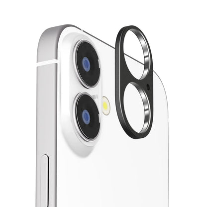 PGA Camera Lens Frame for iPhone 17/16/16 Plus - Aluminum/Black