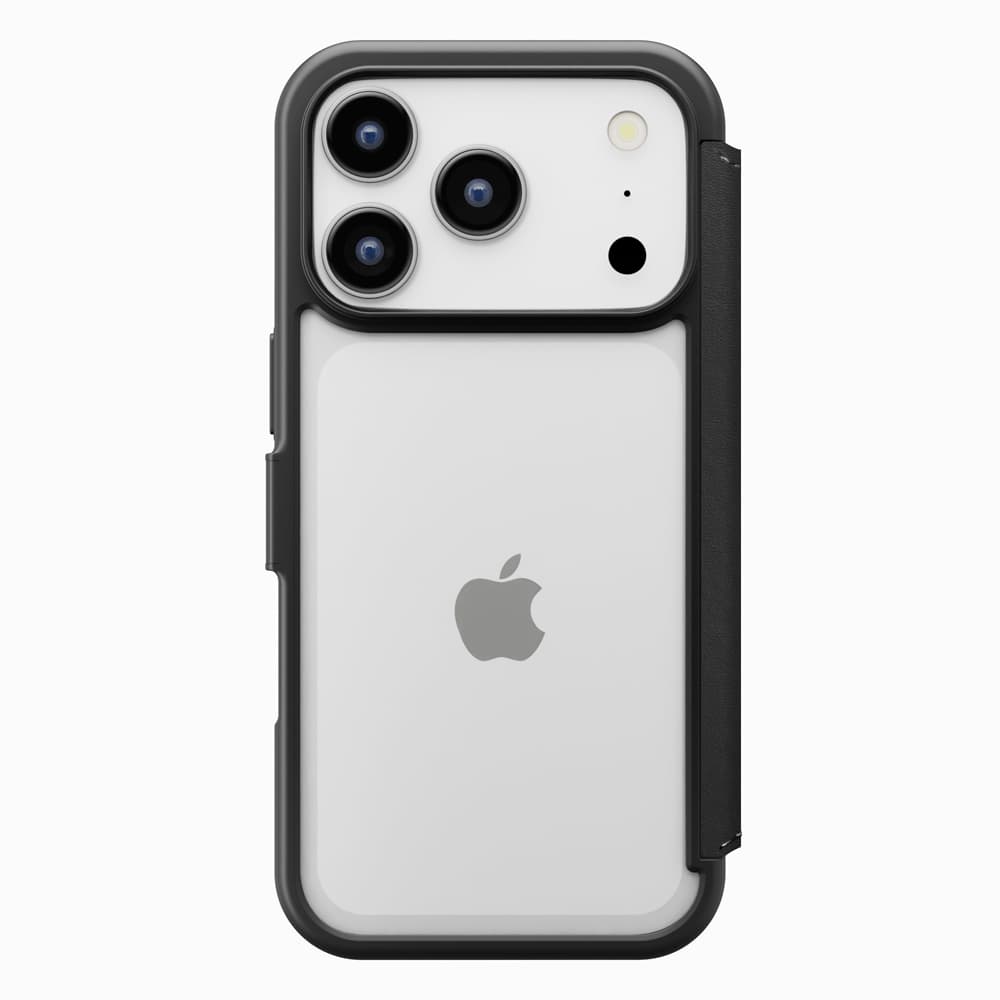 PGA Glass Flip Case for iPhone 17 Pro - Black