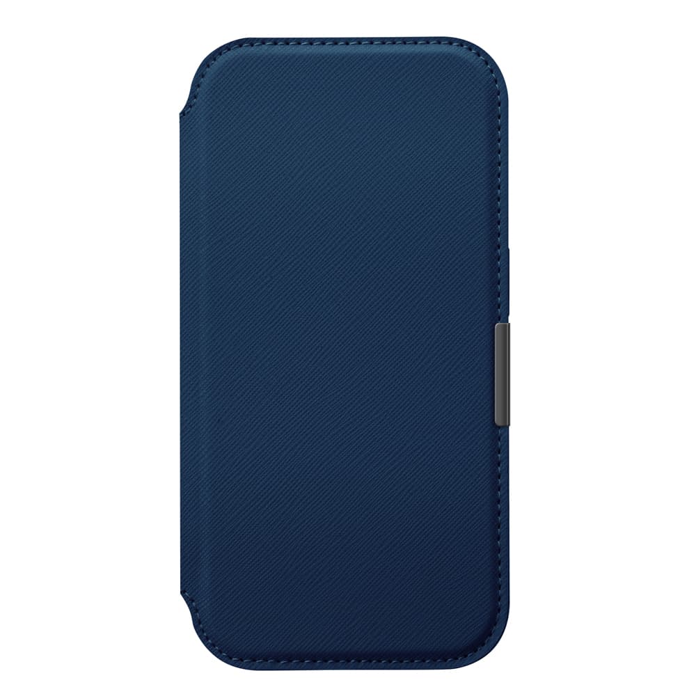 PGA Glass Flip Case for iPhone 17 Pro - Saffiano Pattern/Navy 65g