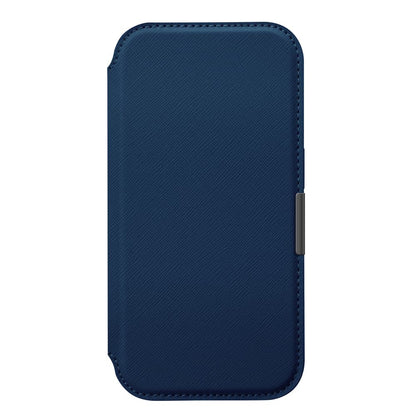 PGA Glass Flip Case for iPhone 17 Pro - Saffiano Pattern/Navy 65g