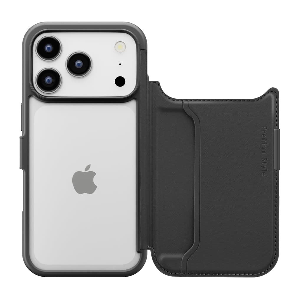 PGA Back Flip Case for iPhone 17 Pro - Black