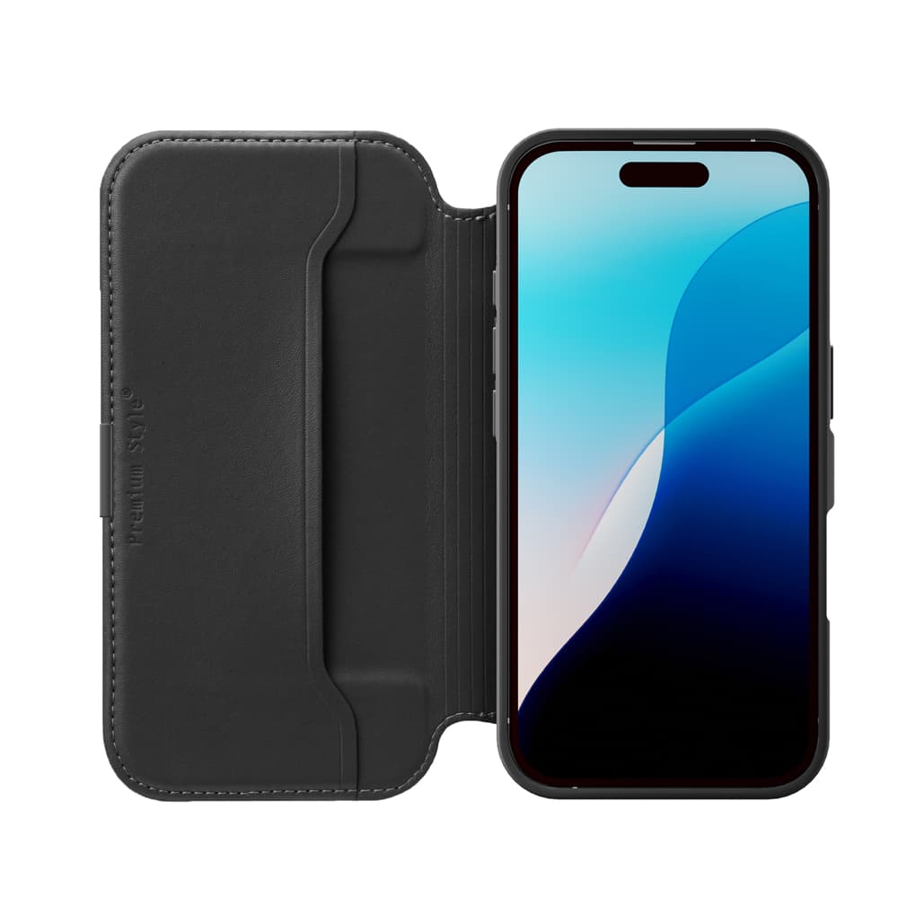 PGA Glass Flip Case for iPhone Air - Black - 80g