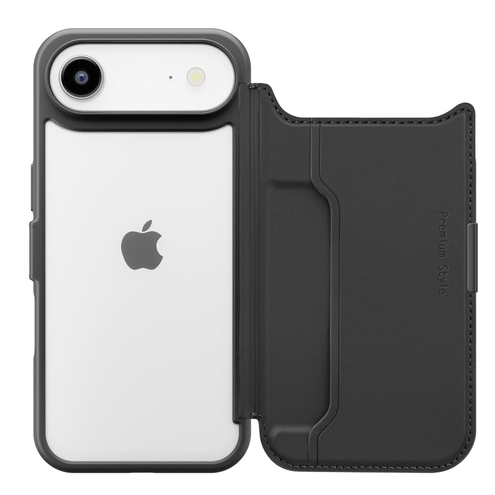 PGA Back Flip Case for iPhone Air - Black - 80g