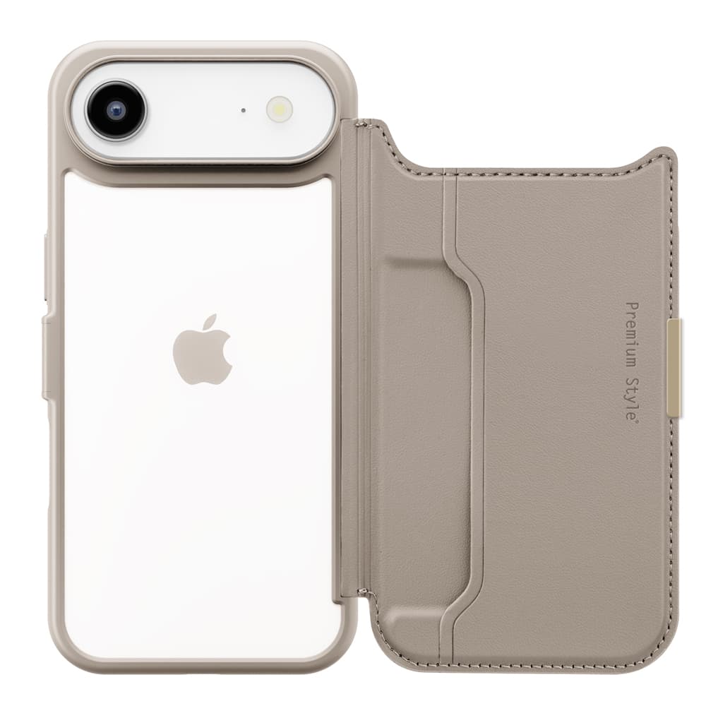 PGA Back Flip Case for iPhone Air - Beige - 80g