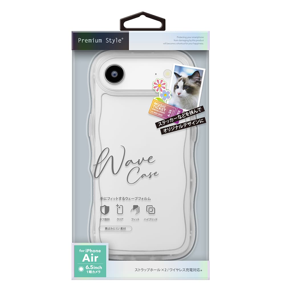 PGA Wave Case for iPhone Air - Clear