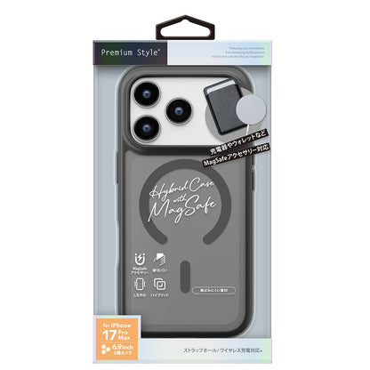 PGA MagSafe Compatible Hybrid Case for iPhone 17 Pro Max - Black