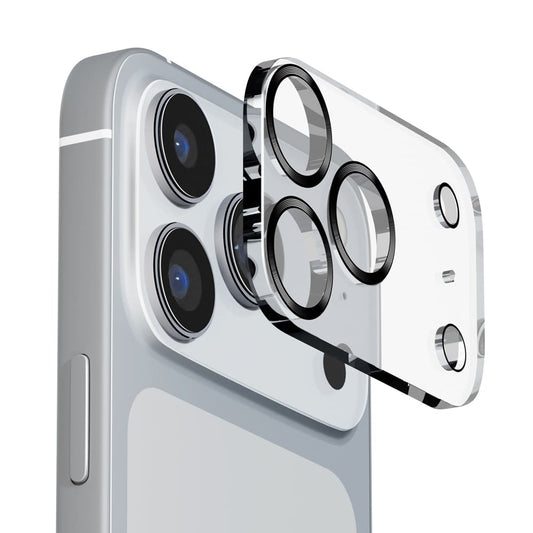PGA Full Camera Protector for iPhone 17 Pro Max Clear/Metal Black PG-25DCLG02BK 7g