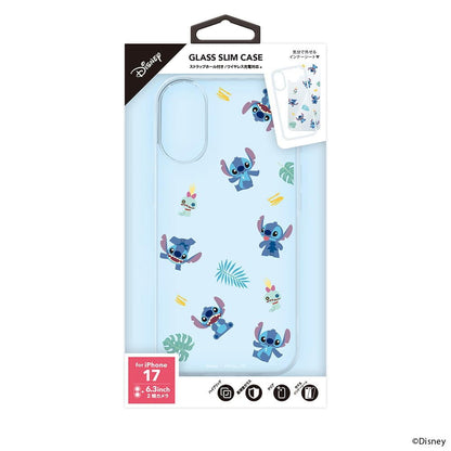 PGA Glass Slim Case for iPhone 17 - Stitch PG-D25AGT01STI 30g