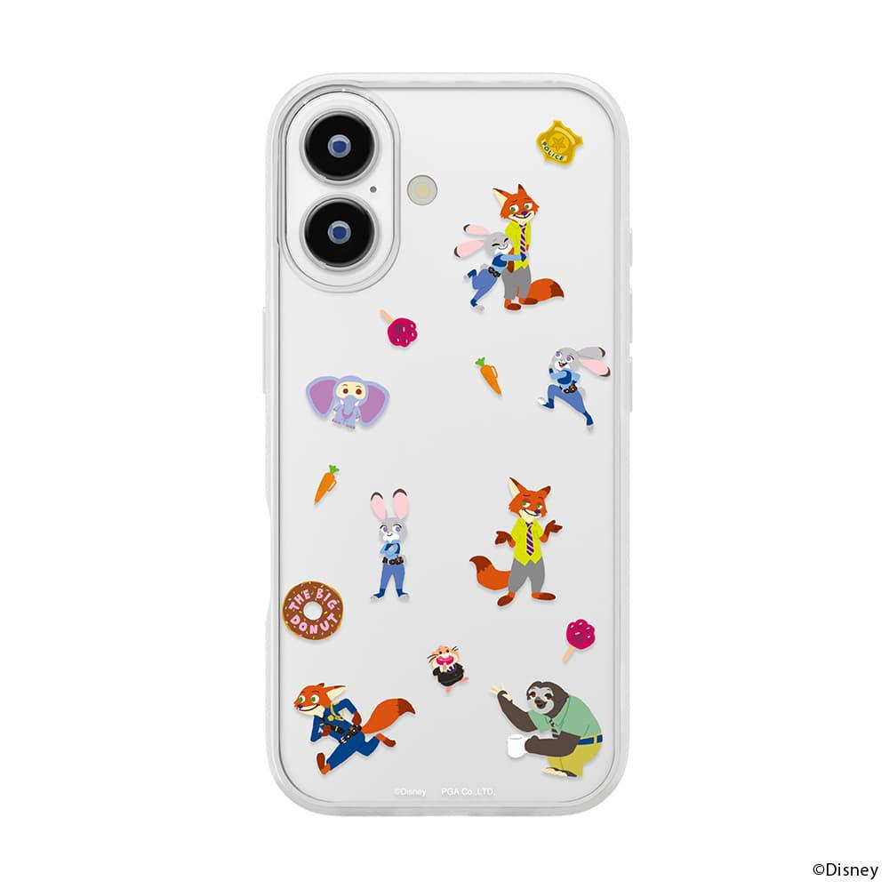 PGA Glass Slim Case for iPhone 17 - Zootopia PG-D25AGT03ZTP 30g