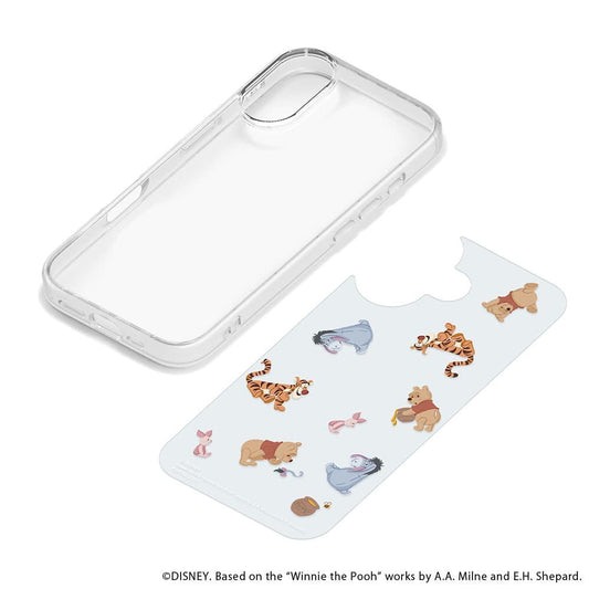 PGA Glass Slim Case for iPhone 17 Winnie the Pooh PG-D25AGT04POO 30g
