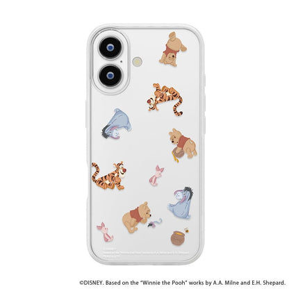 PGA Glass Slim Case for iPhone 17 Winnie the Pooh PG-D25AGT04POO 30g