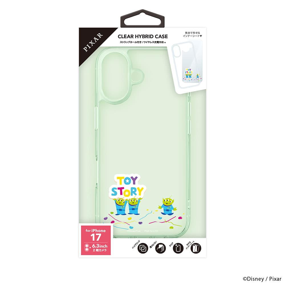 PGA Hybrid Case for iPhone 17 Alien PG-D25APT04LGM 35g