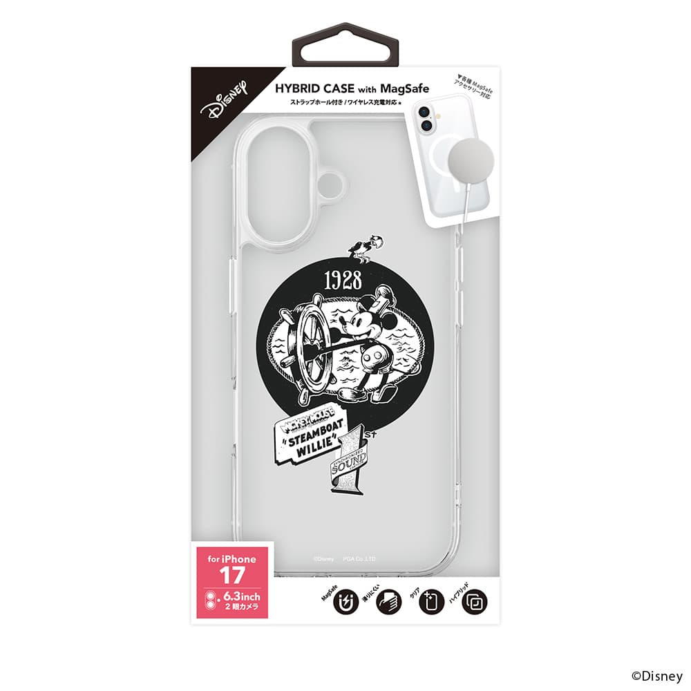 PGA MagSafe Compatible Hybrid Case for iPhone 17 - Steamboat Willie 35g