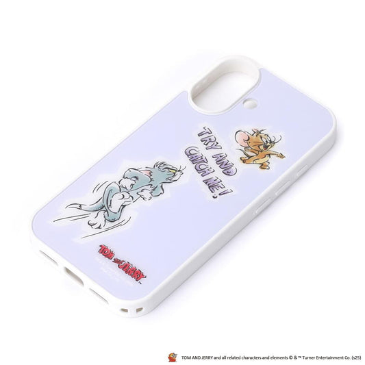 PGA MagSafe Compatible Acrylic Panel Case for iPhone 17 - Tom and Jerry / Purple 50g