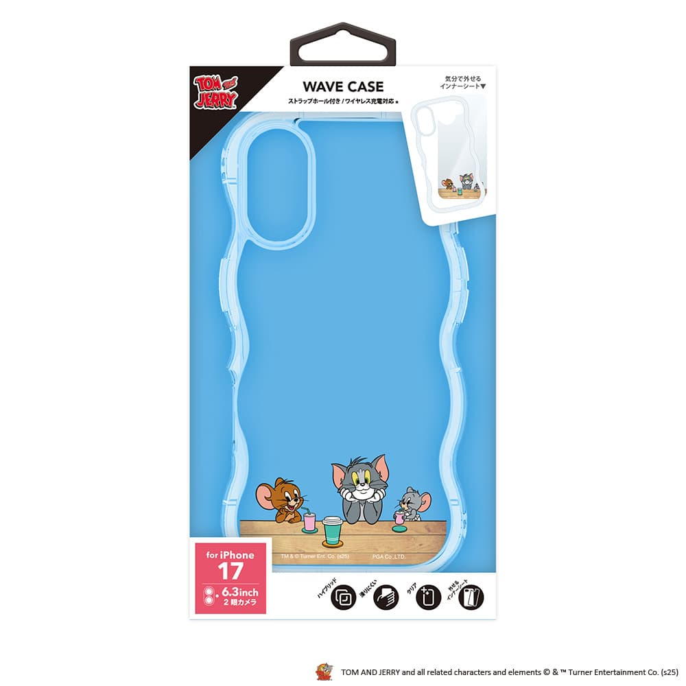 PGA Wave Case for iPhone 17 - Tom and Jerry PG-W25AWH01TAJ 35g