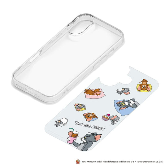 PGA Glass Slim Case for iPhone 17 - Tom and Jerry PG-W25AGT01TAJ 30g