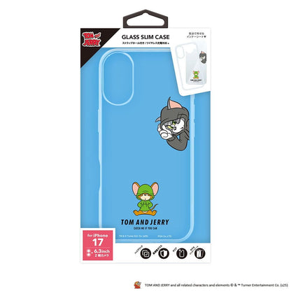 PGA Glass Slim Case for iPhone 17 - Tom and Jerry PG-W25AGT02TAJ 30g