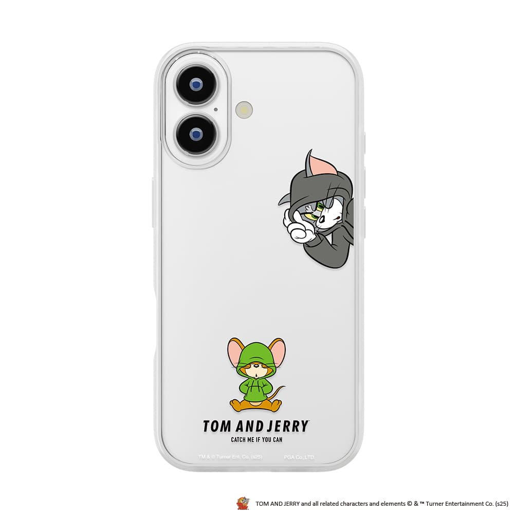 PGA Glass Slim Case for iPhone 17 - Tom and Jerry PG-W25AGT02TAJ 30g