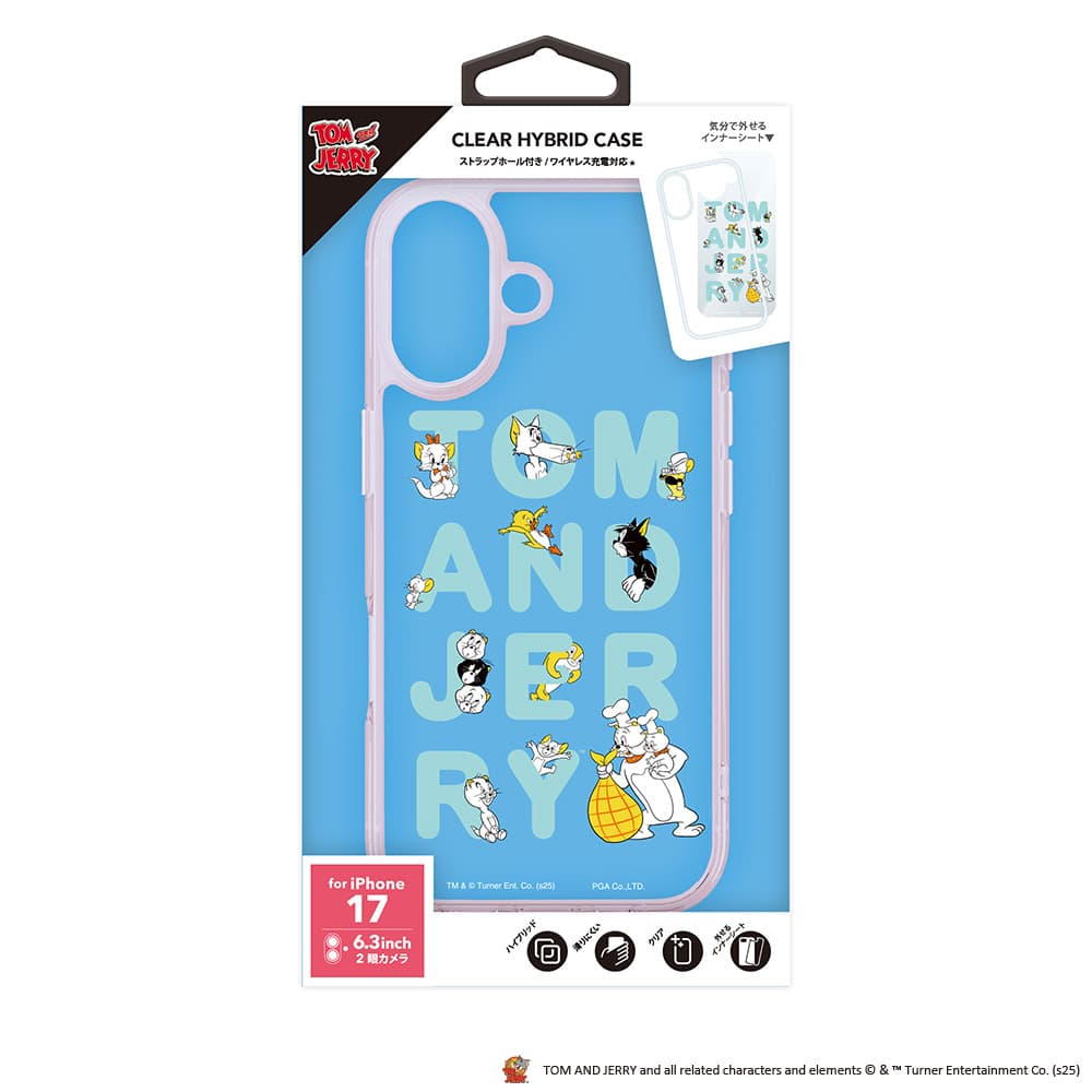 PGA Hybrid Case for iPhone 17 - Tom and Jerry PG-W25APT01TAJ 35g