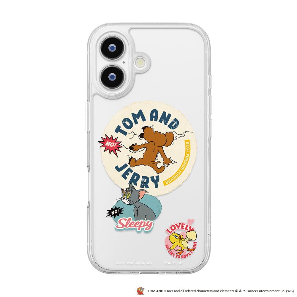 PGA MagSafe Compatible Hybrid Case for iPhone 17 - Tom and Jerry 35g