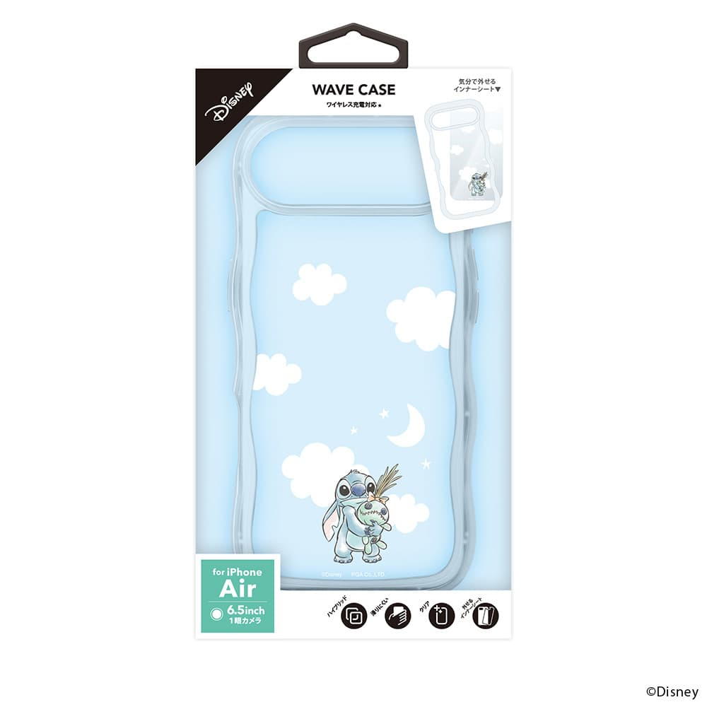 PGA Wave Case for iPhone Air Stitch PG-D25CWH01STI 30g