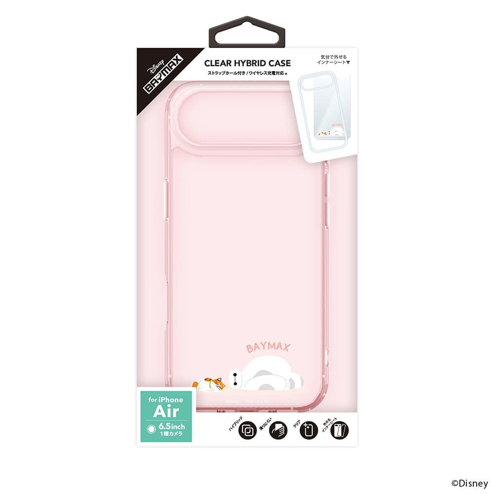 PGA Hybrid Case for iPhone Air Baymax PG-D25CPT02BAY 30g