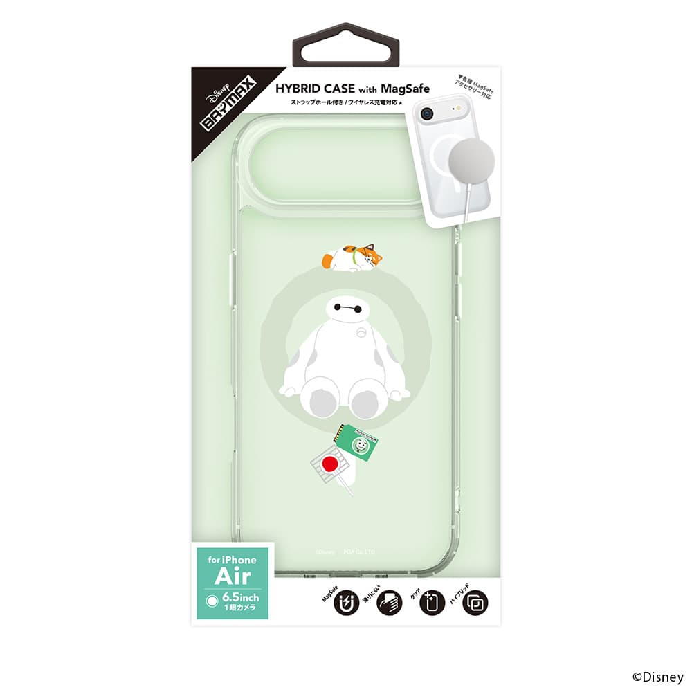 PGA MagSafe Compatible Hybrid Case for iPhone Air Baymax PG-D25CMH02BAY 30g