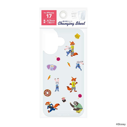 PGA iPhone 17 Changeable Sheet Zootopia/B PG-DSH25A07ZTP 3g
